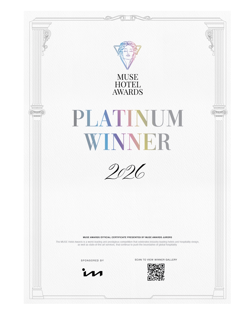 2026 MUSE Hotel Winner Certificate