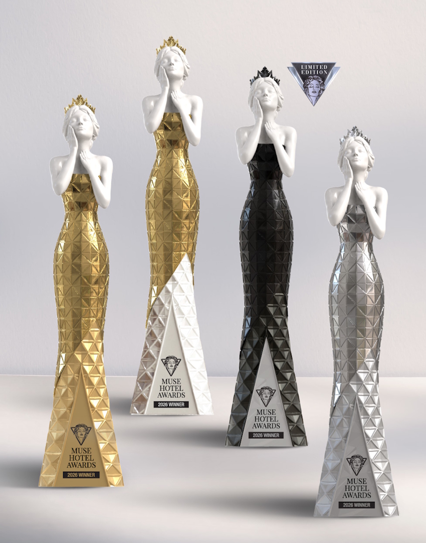2026 MUSE Hotel Winner Statuettes, MUSE Trophy