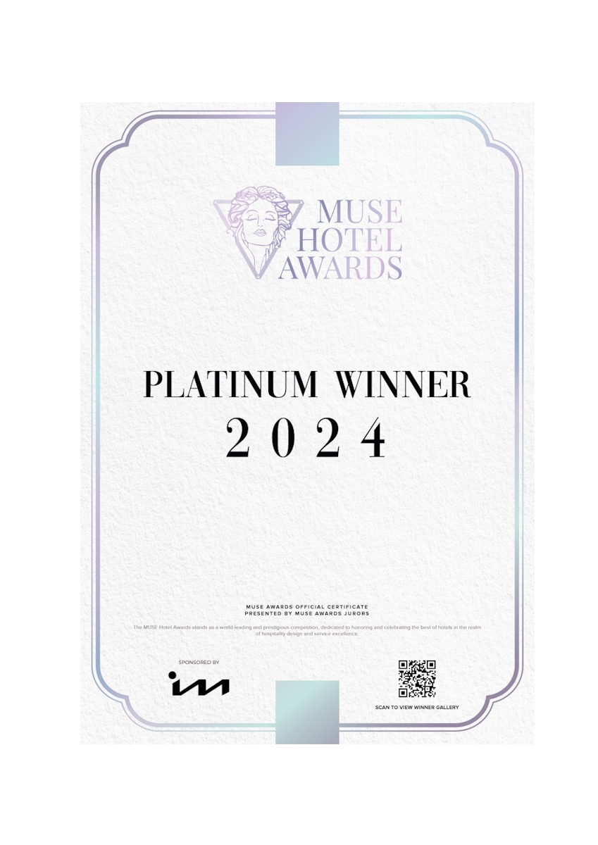 2024 MUSE Hotel Winner Certificate