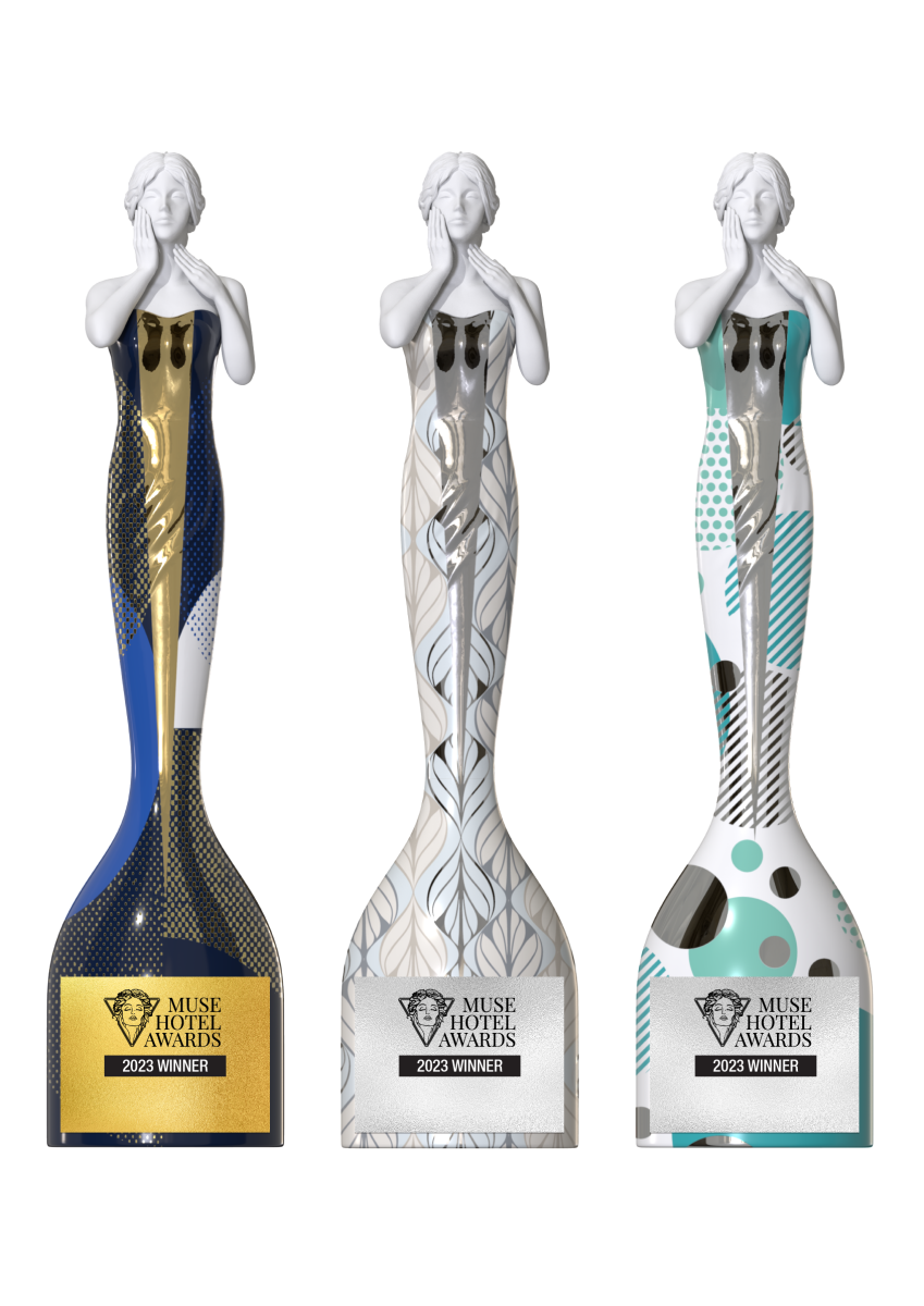 2023 MUSE Hotel Winner Statuettes, MUSE Trophy