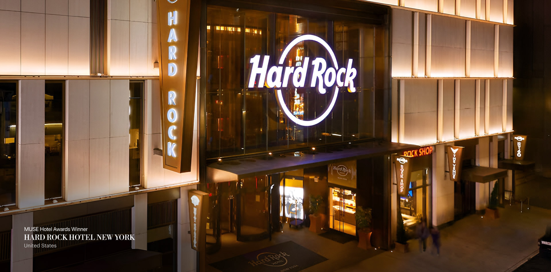 MUSE Hotel Awards Winner - Hard Rock Hotel New York
