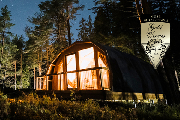 Haltia Lake Lodge has won Gold award at the 2024 MUSE Hotel Awards!